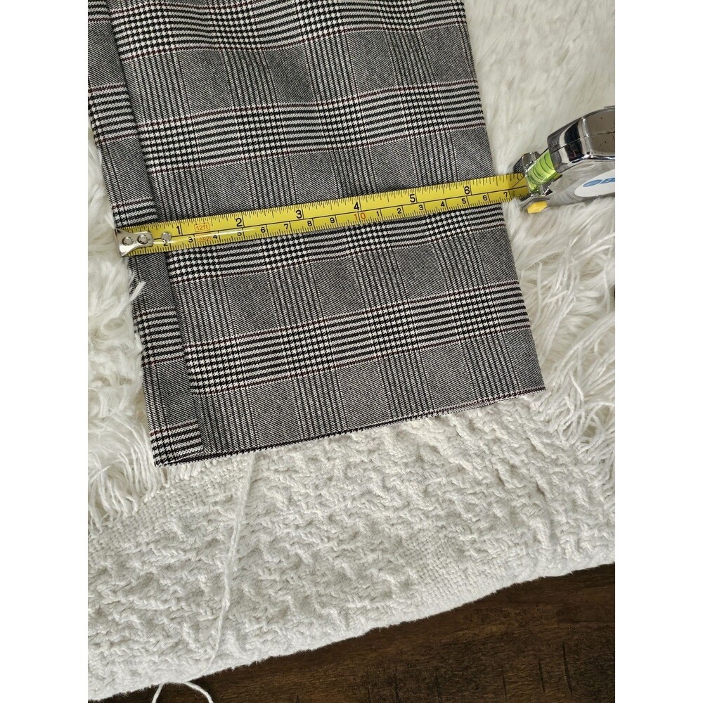 Soho Apparel Tapered Ankle Length Dress Pants Women's Size M - Houndstooth Plaid - Picture 3 of 11